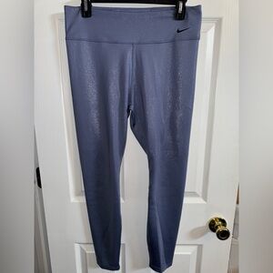 Sparkly Blue Nike Leggings